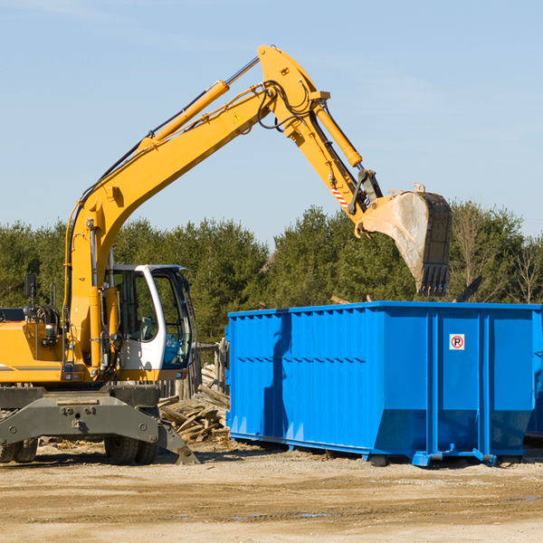 how many times can i have a residential dumpster rental emptied in Brick Center CO